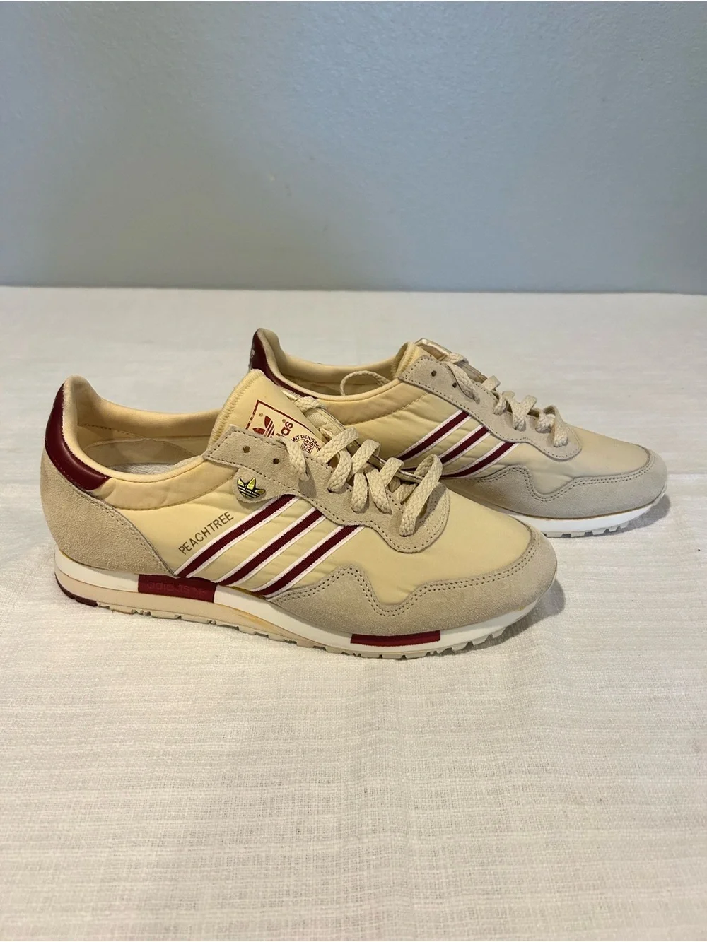 Vintage 1984 Adidas Peachtree Road Race Shoes Made in Taiwan Men’s 9 MINT